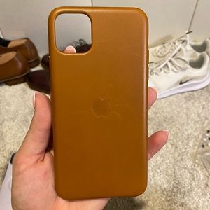 Apple iPhone 11 Pro Max Leather Phone Case